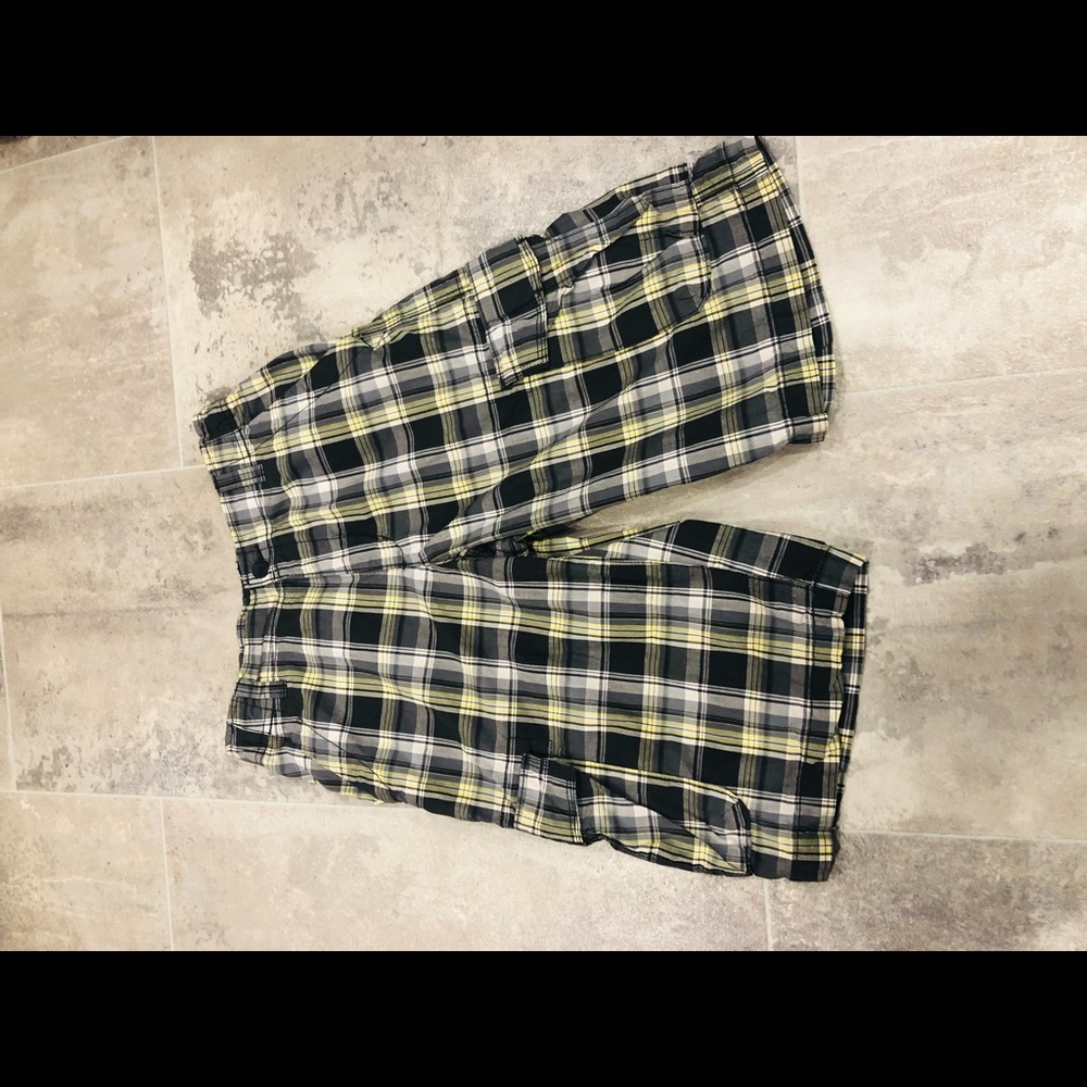 ⚡️Urban Pipline⚡️EUC⚡️Plaid Board Shorts - Skater Shorts- Measurements i…